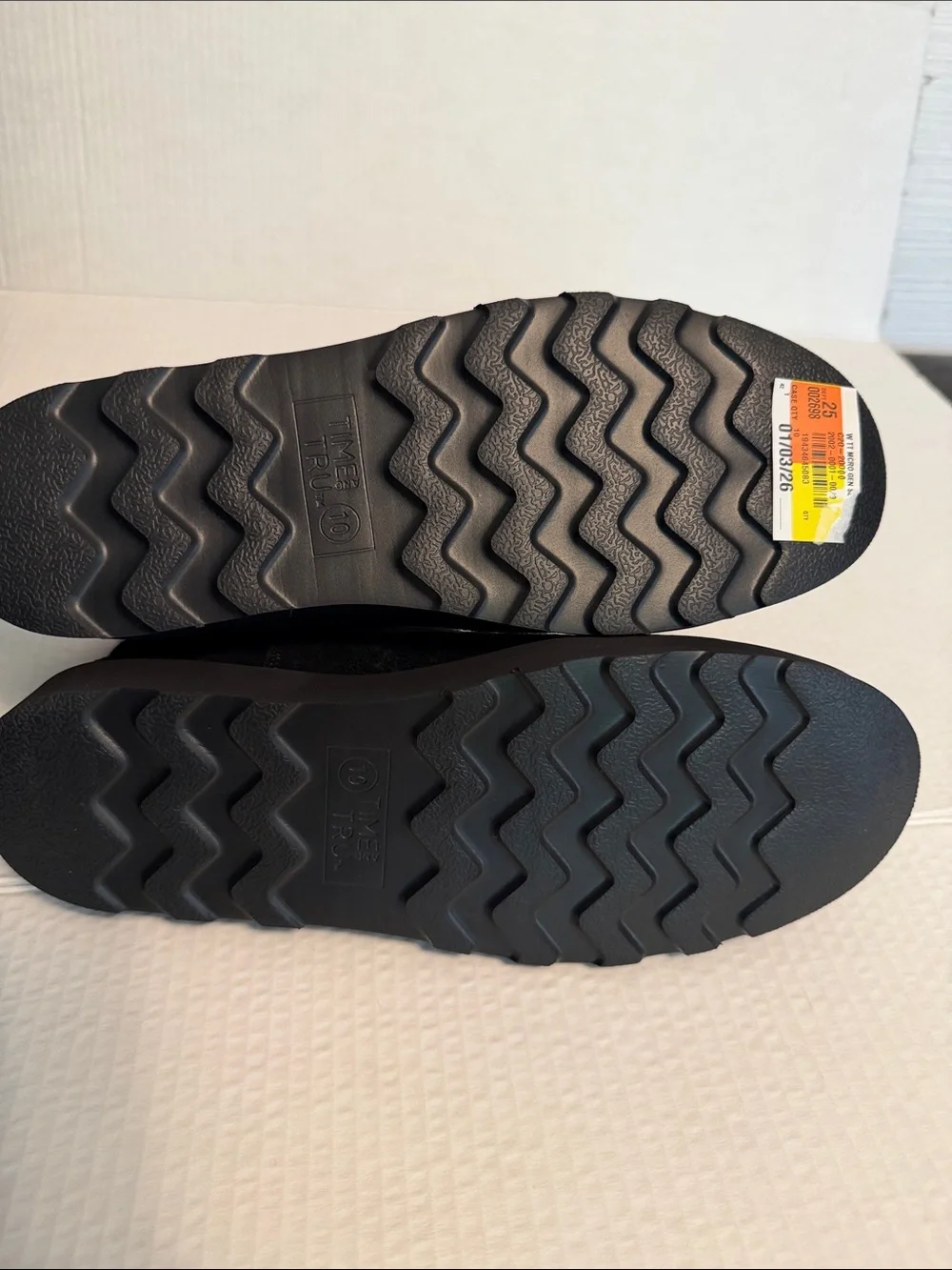 *NEW*‎ Time and Tru Black Suede Boots. New without original tags